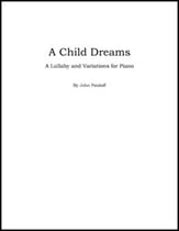 A Child Dreams piano sheet music cover